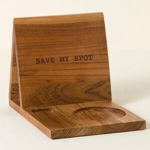 Uncommon Goods Book Nook Reading Valet Wooden Book Stand Coffee Mug Holder